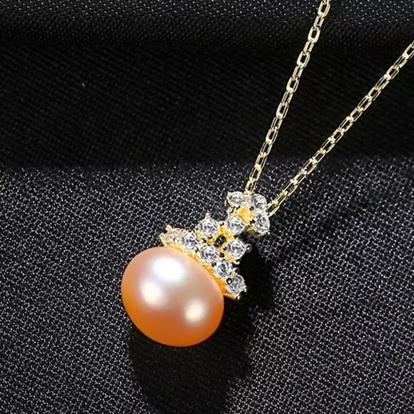Beautiful Freshwater Pearl Drop Necklace - Picture 4 of 9